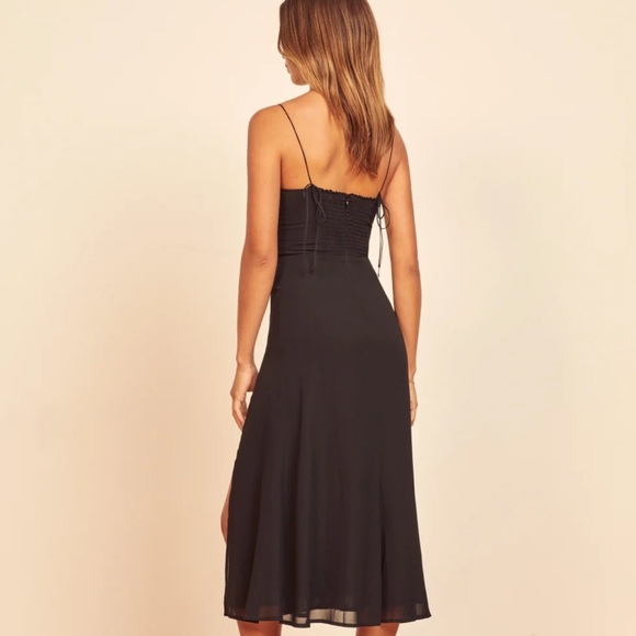 Reformation Juliette Dress in Black *NEW* - Picture 5 of 8